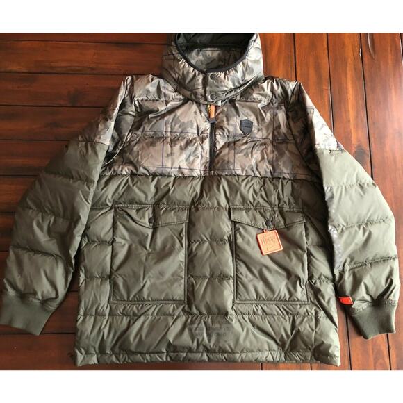 Nike Lebron James Down Fill Camo Puffer Jacket Men's AT3904-355  Size XL NWT - Picture 1 of 10